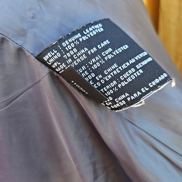 Michael Kors Distressed Leather Moto Jacket - Picture 9 of 13